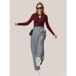 hypedrop HDNINA HW PLEATED PANTS dames lange broek Grey