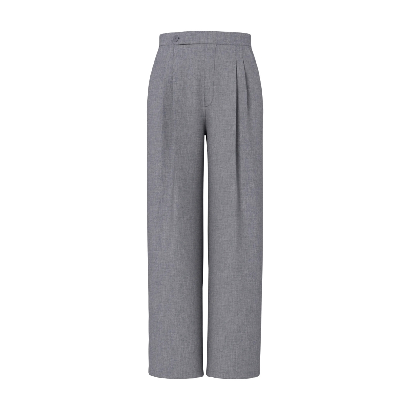 hypedrop HDNINA HW PLEATED PANTS lange broeken Grey