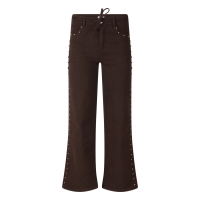 lizzi lou Beaudine lds W20071 lange broeken Bruin donker