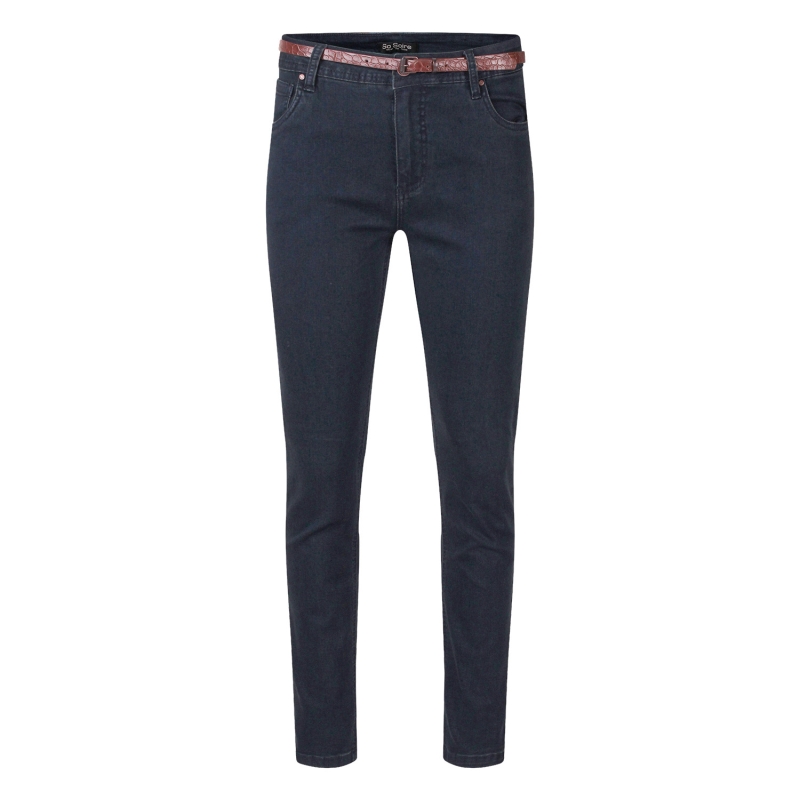 So Soire Carmen F26 32 W20423 lange broeken Denim darkwashed