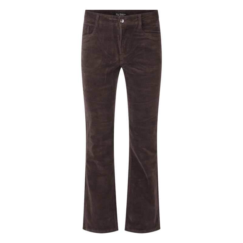 So Soire Fanny 31 W20415 lange broeken Bruin donker