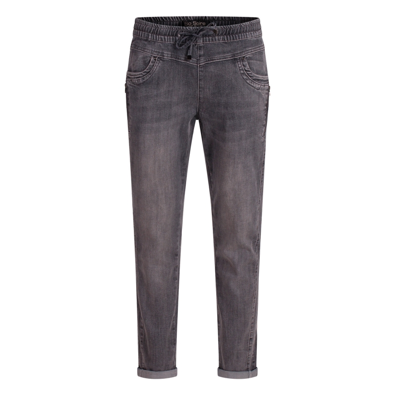 So Soire Vivian W20425 lange broeken Denim grey