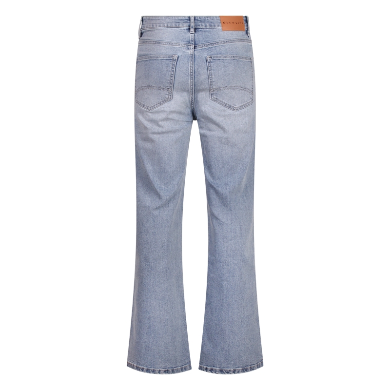 City Life CX20315 W20460 lange broeken Denim licht gebleekt