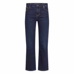 Lizzi Lou Mabel lds W20523 dames Lange broeken Denim darkwashed
