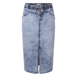 So Soire Davina Z10435 dames rok kort Denim