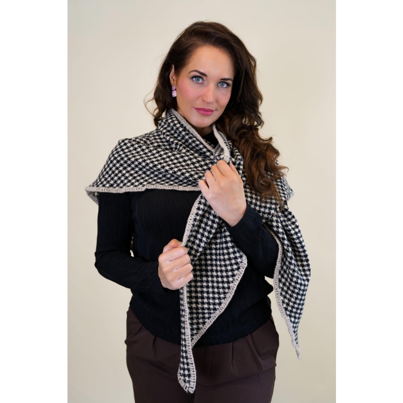 Ciao Donna SCF035026 shawls/sjaaltjes Zwart