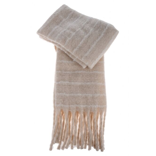 ciao donna ciao donna SCF032682 Beige offwhite ciao donna SCF032682 Dames shawl Beige bestel je online bij www.bertusmode.nl/