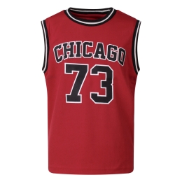 Unlocked 3217605 Z10256 jongens singlet Wijnrood