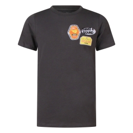 Unlocked Benaiah Z10345 jongens T-shirts korte mouw Antraciet