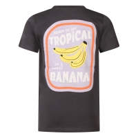 Unlocked Benaiah Z10345 t-shirts korte mouw Antraciet