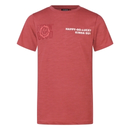 Unlocked Gerson Z10346 jongens T-shirts korte mouw Mauve