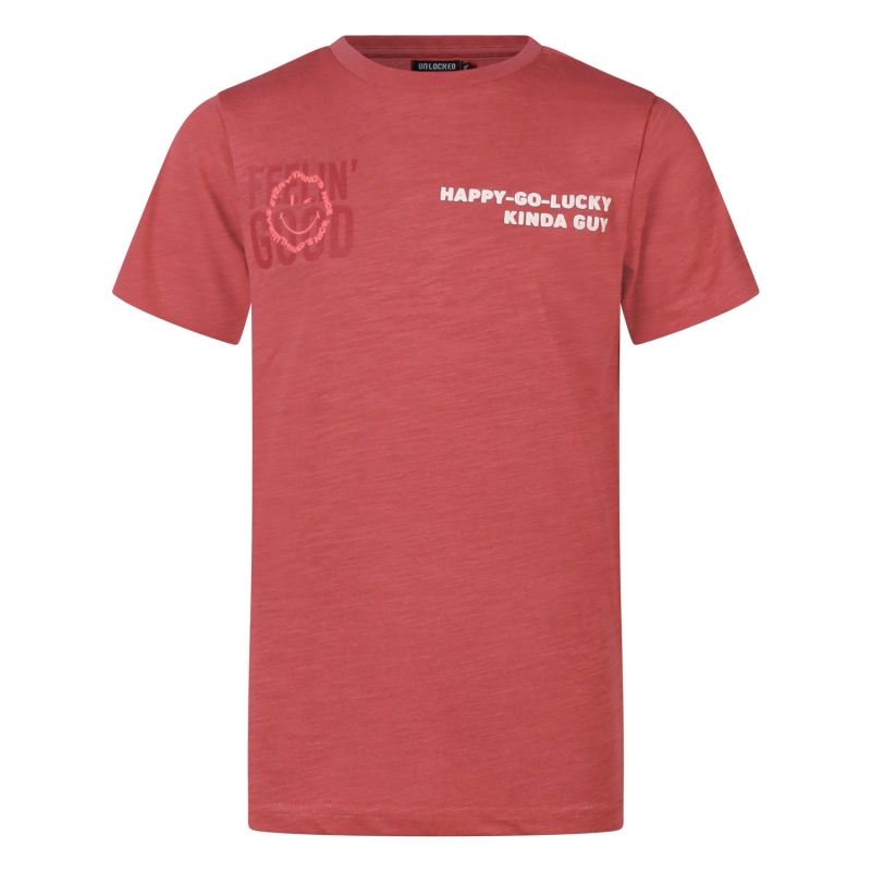 Unlocked Gerson Z10346 t-shirts korte mouw Mauve