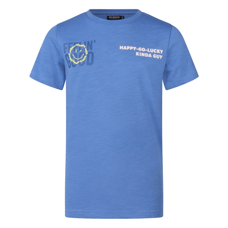 Unlocked Gerson Z10346 t-shirts korte mouw Blauw midden