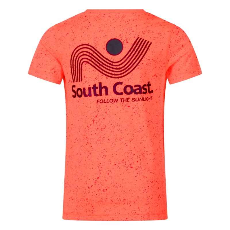 Unlocked Joe Z10351 t-shirts korte mouw Koraal fel