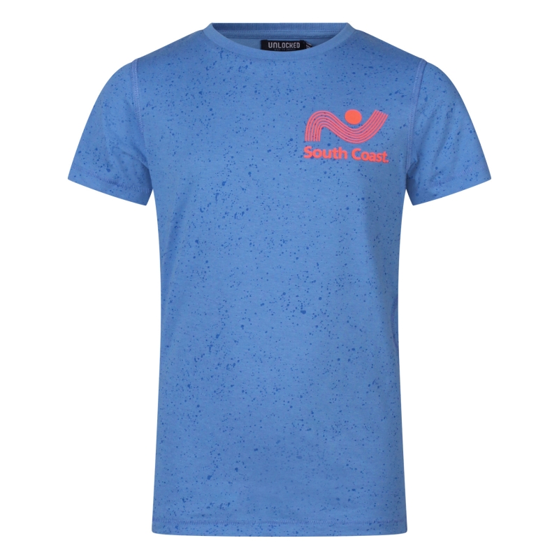 Unlocked Joe Z10351 t-shirts korte mouw Blauw midden