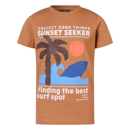 Unlocked Kennan Z10349 jongens T-shirts korte mouw Zand