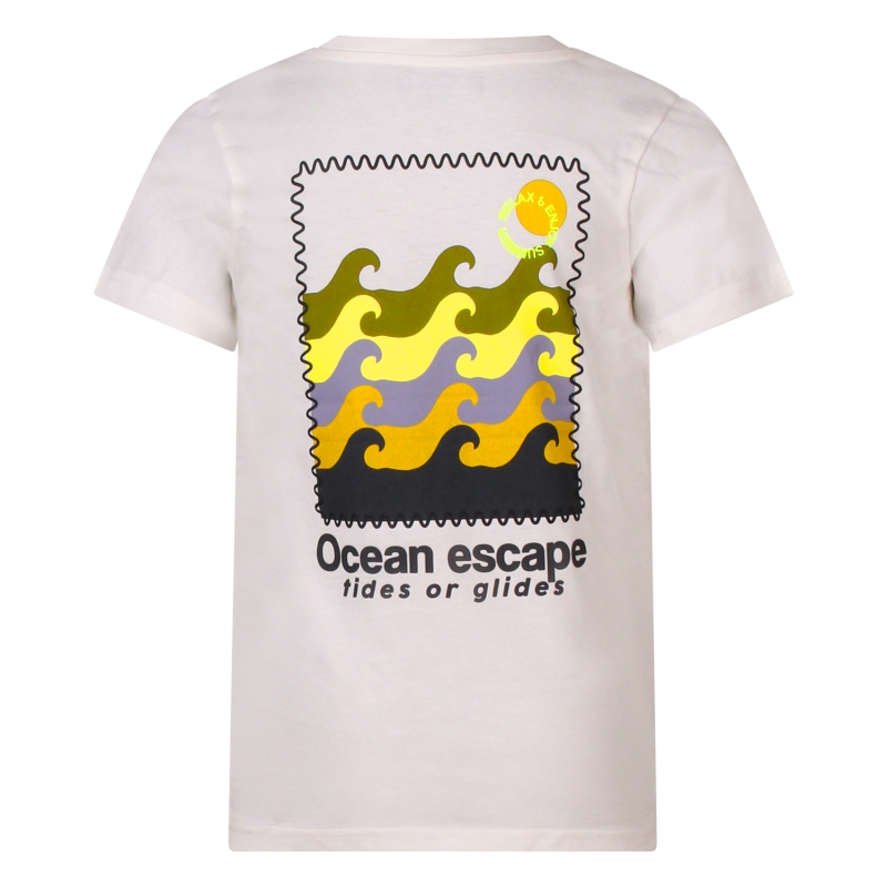 Unlocked Kyan Z10343 t-shirts korte mouw Ecru