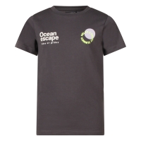 Unlocked Kyan Z10343 t-shirts korte mouw Antraciet