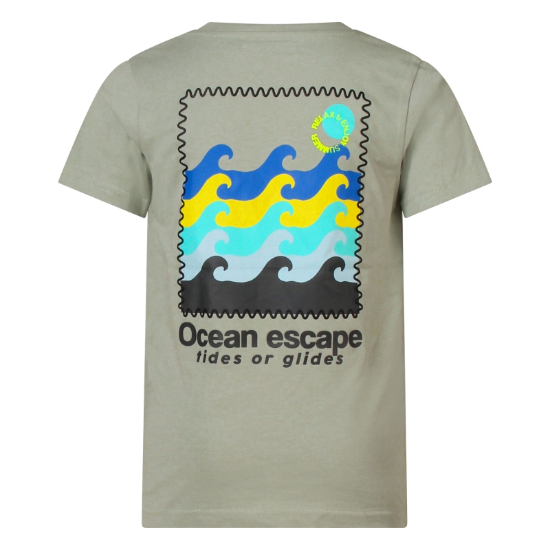 Unlocked Kyan Z10343 t-shirts korte mouw Groen licht