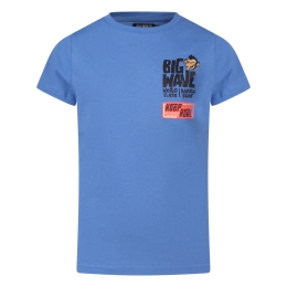 Unlocked Levy Z10347 jongens T-shirts korte mouw Blauw midden