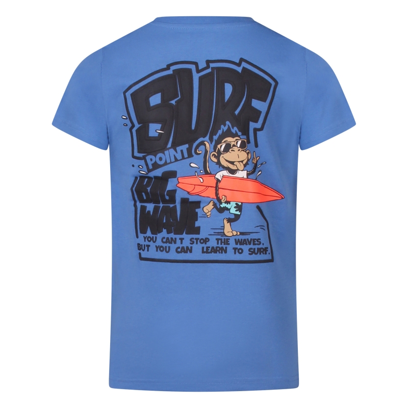 Unlocked Levy Z10347 t-shirts korte mouw Blauw midden