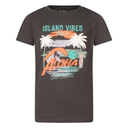 Unlocked Tony Z10350 jongens T-shirts korte mouw Antraciet