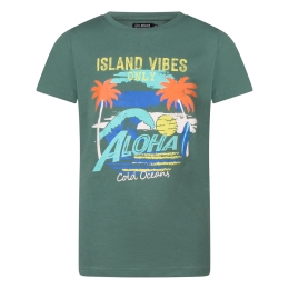 Unlocked Tony Z10350 jongens T-shirts korte mouw Groen mos