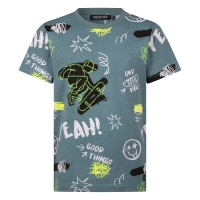 Unlocked 3217600 Z10248 t-shirts korte mouw Petrol