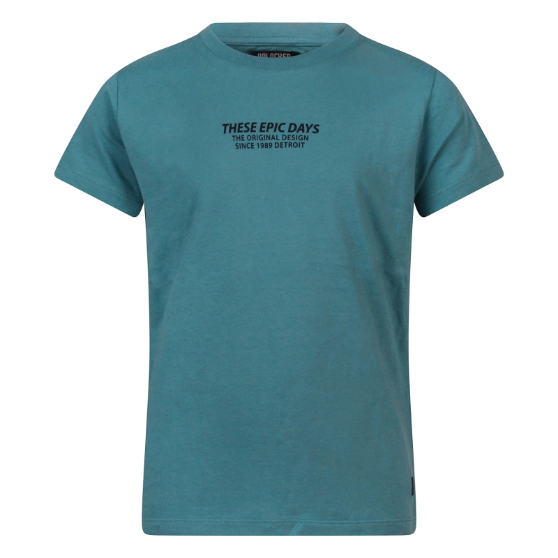 Unlocked 3217601 Z10251 t-shirts korte mouw Petrol