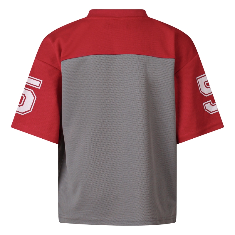 Unlocked 3217604 Z10255 t-shirts korte mouw Wijnrood