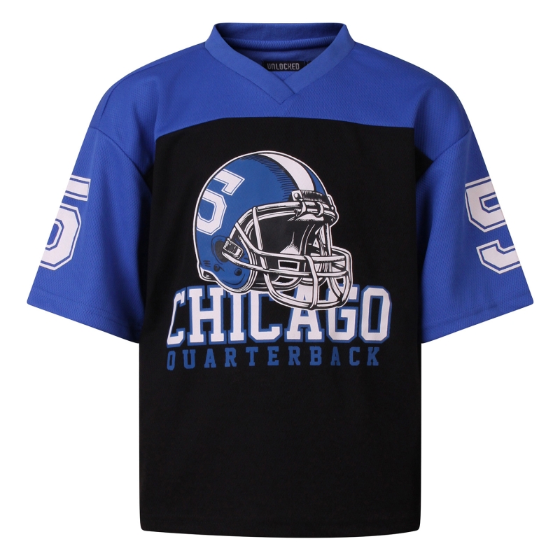 Unlocked 3217604 Z10255 t-shirts korte mouw Kobalt