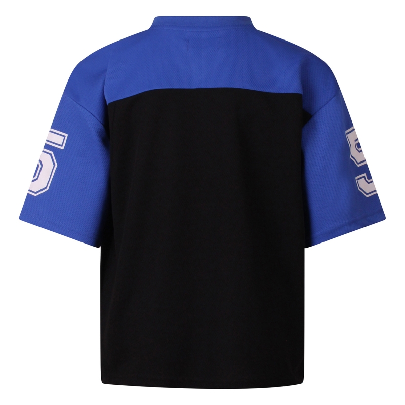 Unlocked 3217604 Z10255 t-shirts korte mouw Kobalt