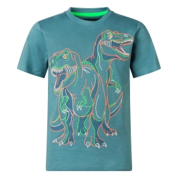 Unlocked 3217609 Z10261 jongens T-shirts korte mouw Petrol