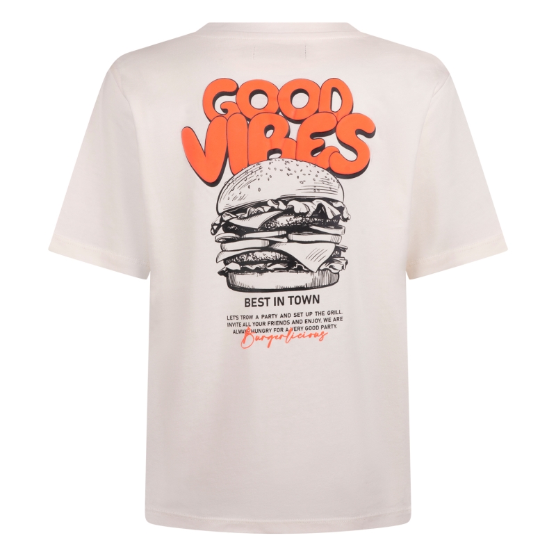 Unlocked 3217610 Z10262 t-shirts korte mouw Ecru