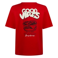 Unlocked 3217610 Z10262 t-shirts korte mouw Rood