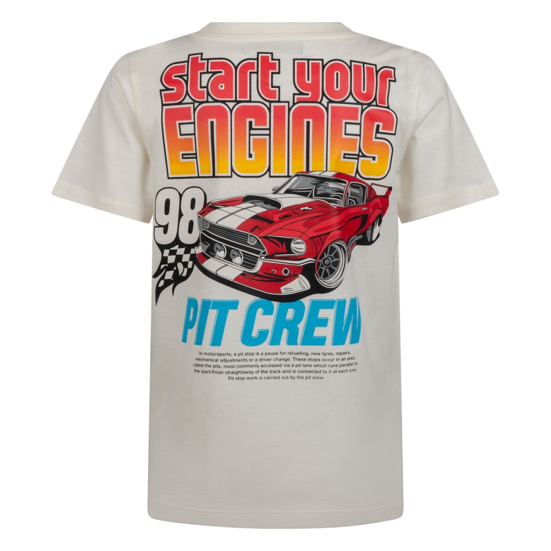 Unlocked 3217614 Z10266 t-shirts korte mouw Ecru