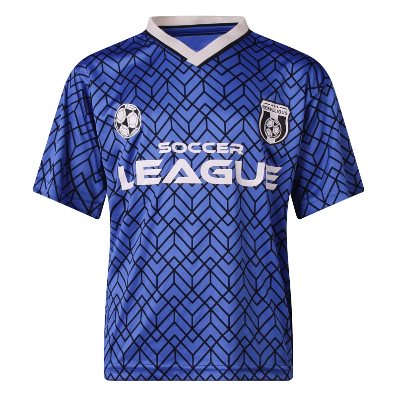 Unlocked 3217619 Z10277 t-shirts korte mouw Kobalt