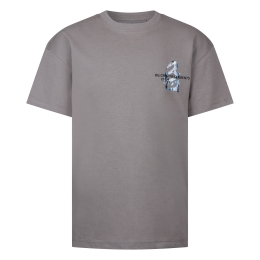Ravagio Adiran Z10219 jongens T-shirts korte mouw Taupe