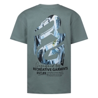 Ravagio Adiran Z10219 t-shirts korte mouw Groen licht