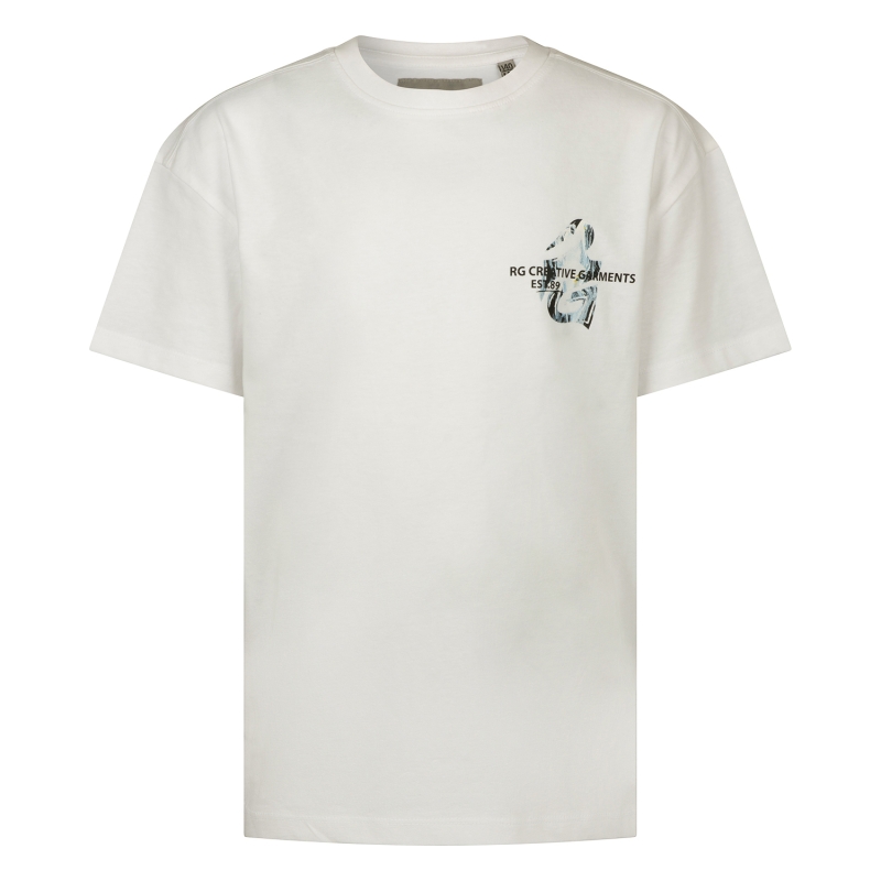 Ravagio Adiran Z10219 t-shirts korte mouw Wit