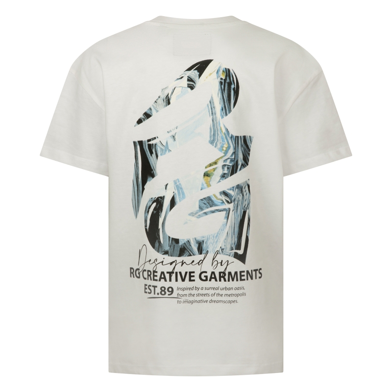 Ravagio Adiran Z10219 t-shirts korte mouw Wit