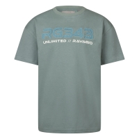 Ravagio Alexander Z10218 t-shirts korte mouw Groen licht
