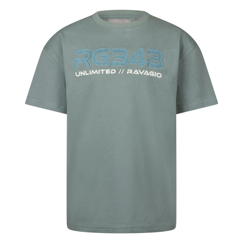 Ravagio Alexander Z10218 t-shirts korte mouw Groen licht
