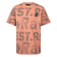 Ravagio Ash Z10221 t-shirts korte mouw Oranje