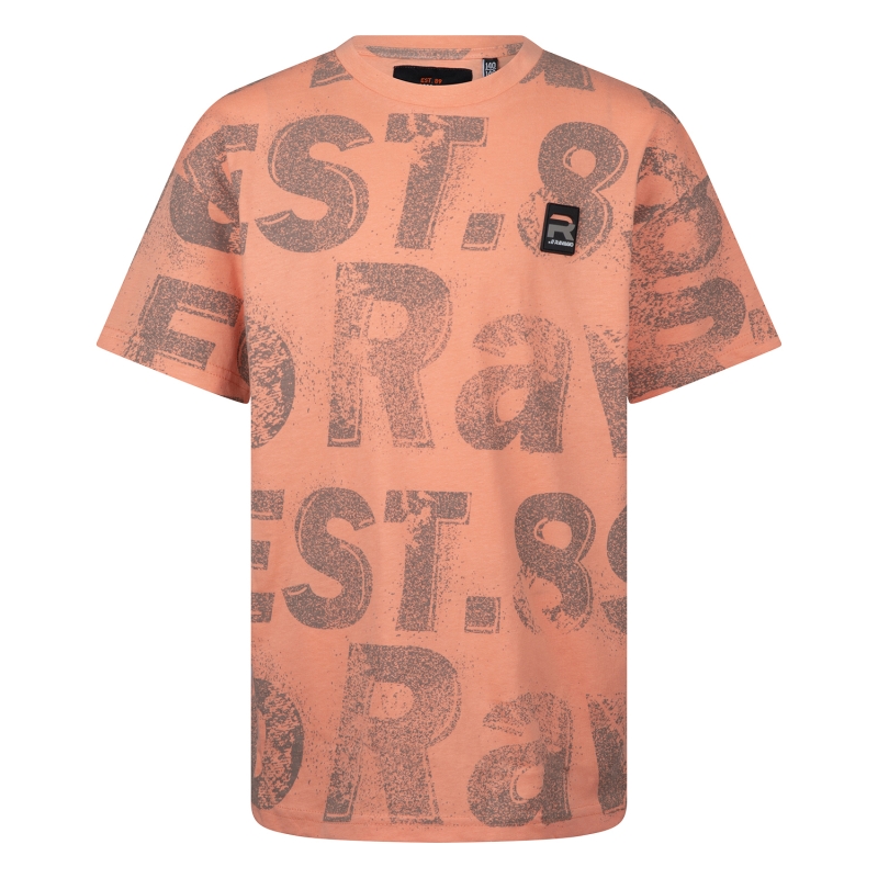 Ravagio Ash Z10221 t-shirts korte mouw Oranje