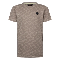 Ravagio Aviv Z10214 t-shirts korte mouw Bruin licht