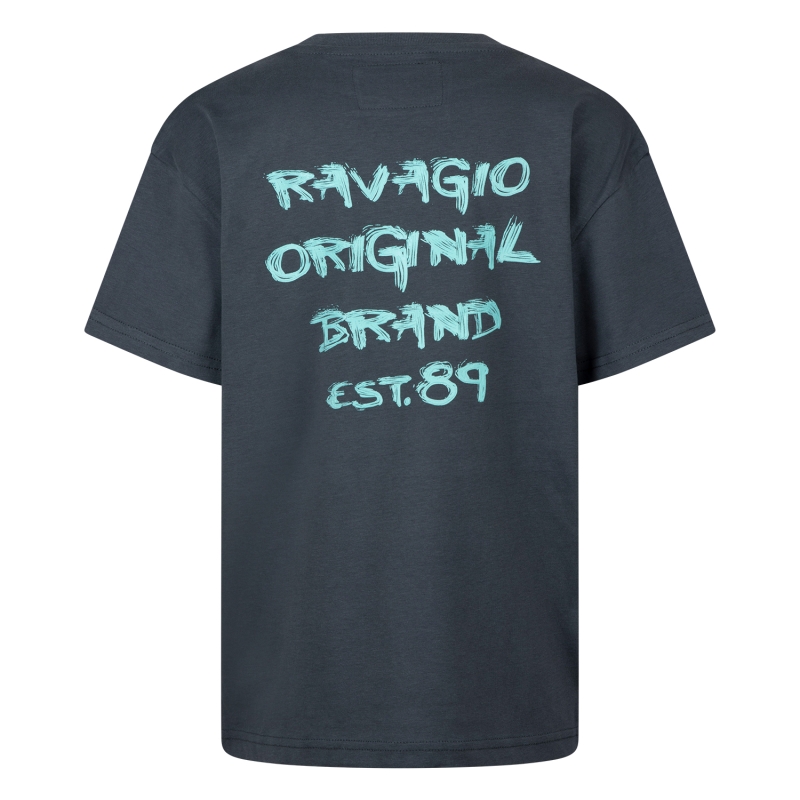 Ravagio Aeve Z10246 t-shirts korte mouw Groen donker