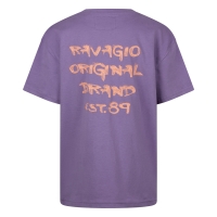 Ravagio Aeve Z10246 t-shirts korte mouw Paars licht
