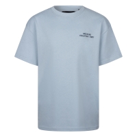 Ravagio Afonso Z10302 t-shirts korte mouw Pastel blauw