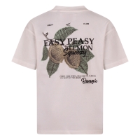 Ravagio Amad Z10231 t-shirts korte mouw Ecru